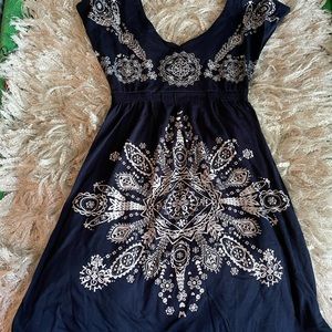 Cute boho mini dress/ shirt/ coverup